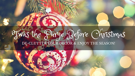 declutter christmas decorations