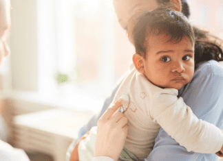 freestate healthcare baby with doctor